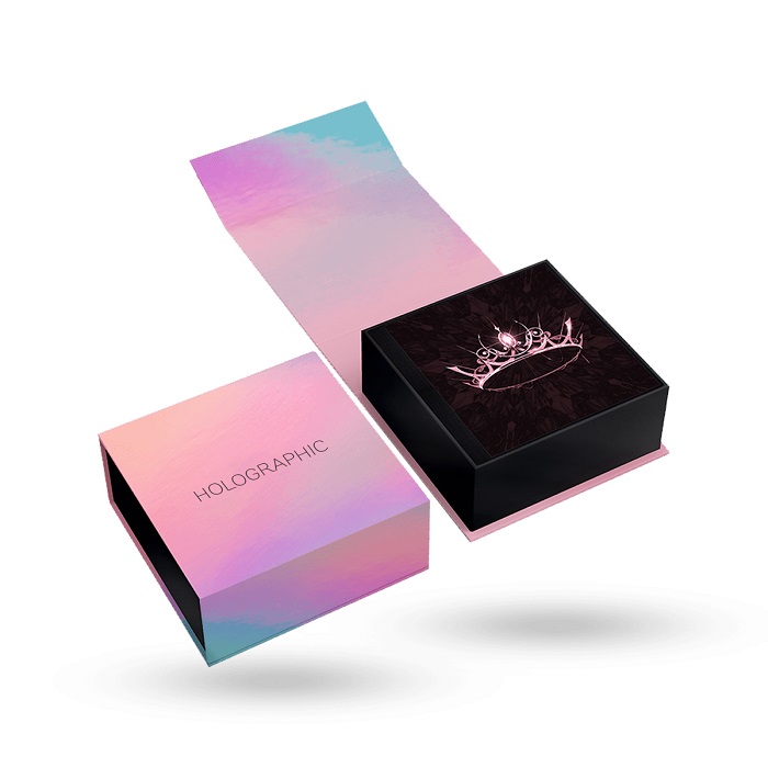 Custom Holographic Card Stock Boxes